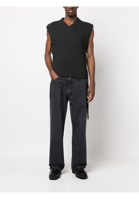 Jeans dritti Third Cut in nero - uomo OUR LEGACY | M4195TSBLK